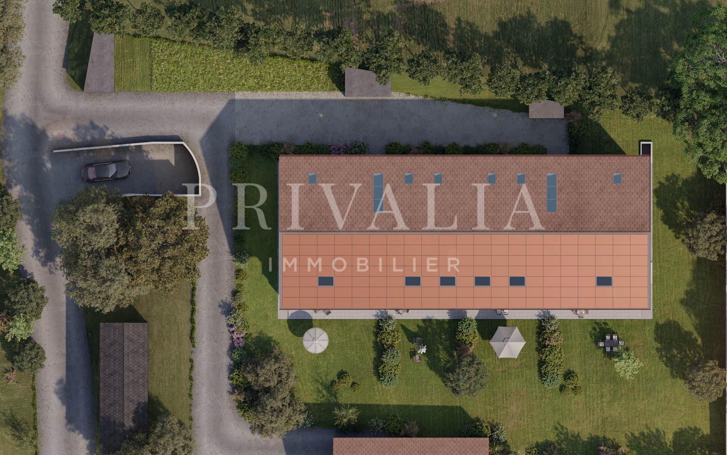 PrivaliaProjet neuf HPE : appartement de 3 pièces en rez-de-jardin *** CHANTIER OUVERT ***