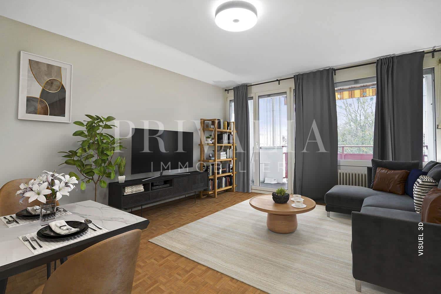 PrivaliaPour investisseur: Bel appartement de 4 pièces loué