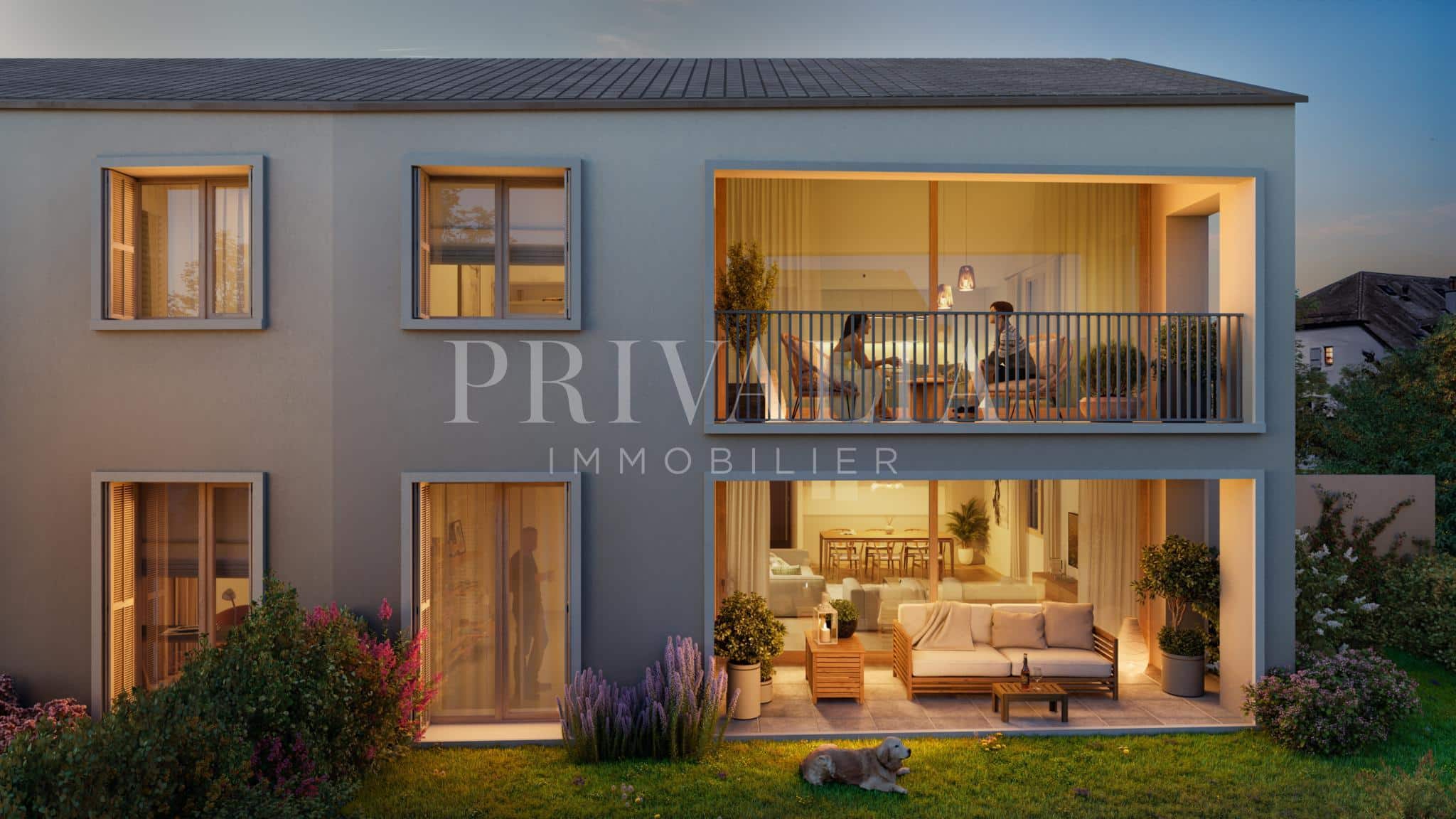 PrivaliaAppartement de 5 pièces neuf THPE en rez-de-jardin – Collex-Bossy