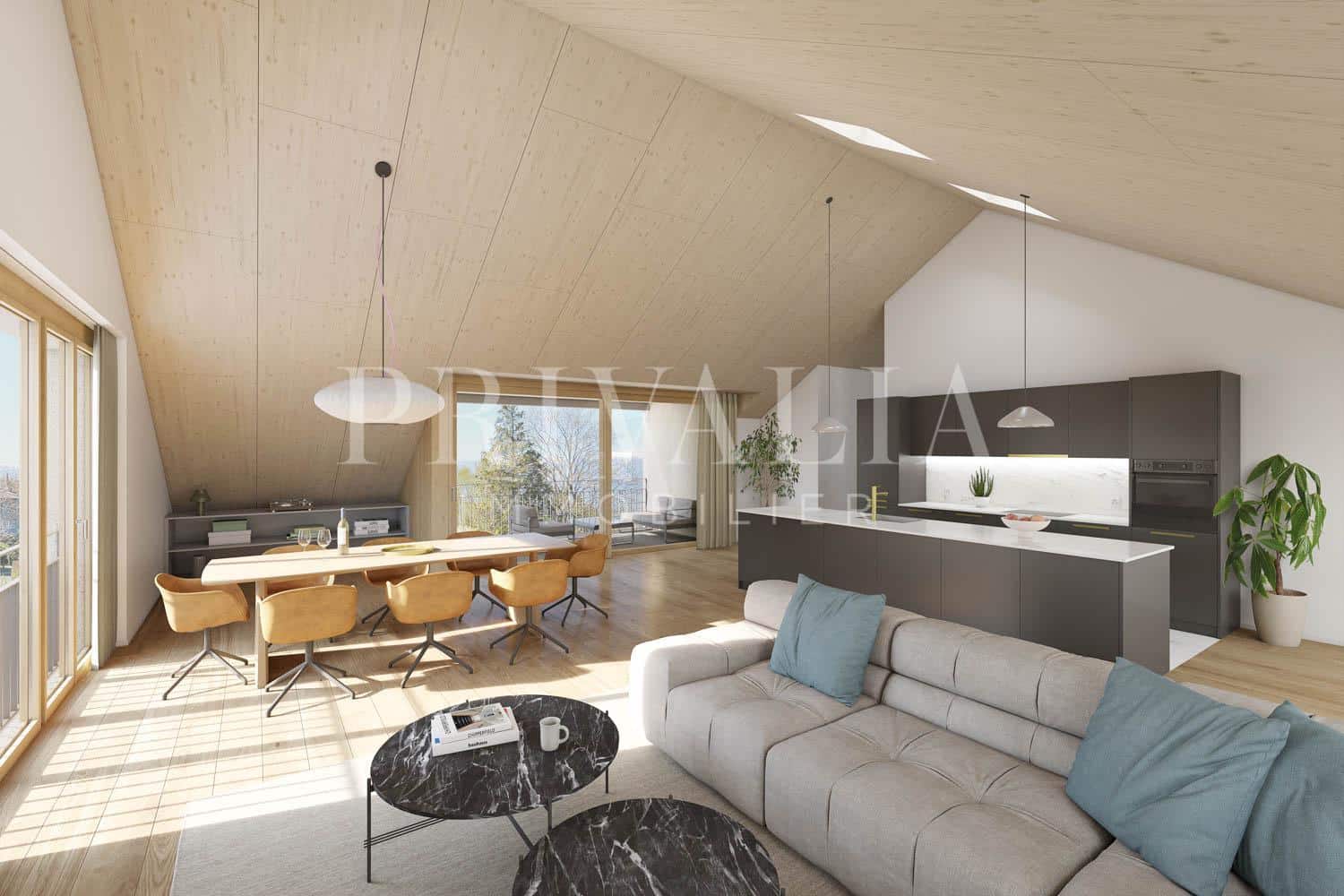 PrivaliaNouveau projet – à vendre sur plans – appartement de 6 pièces dans les combles